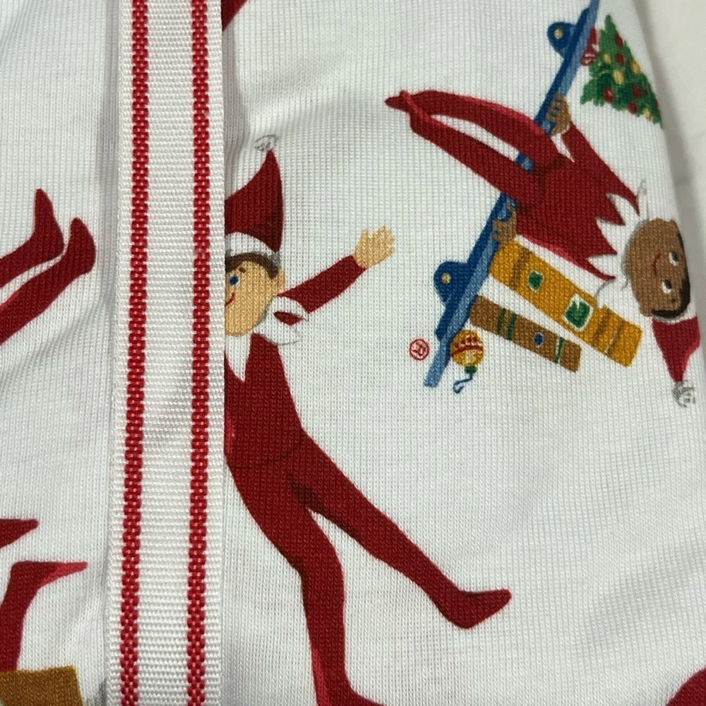 Pottery Barn Elf on the Shelf Adult Size 2 Piece Pajamas Sz Large - Picture 5 of 7